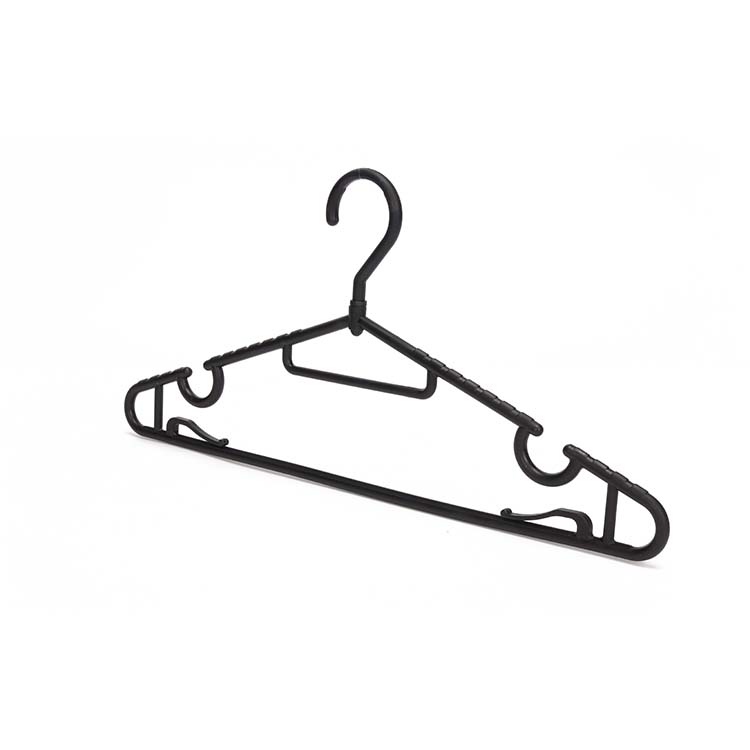 Whosale Colorful PP Material Hangers For Clothes Display And